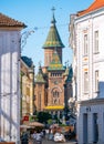 Detail View with Orthodox Metropolitan Cathedral Catedrala MitropolitanÃÆ OrtodoxÃÆ in Victory